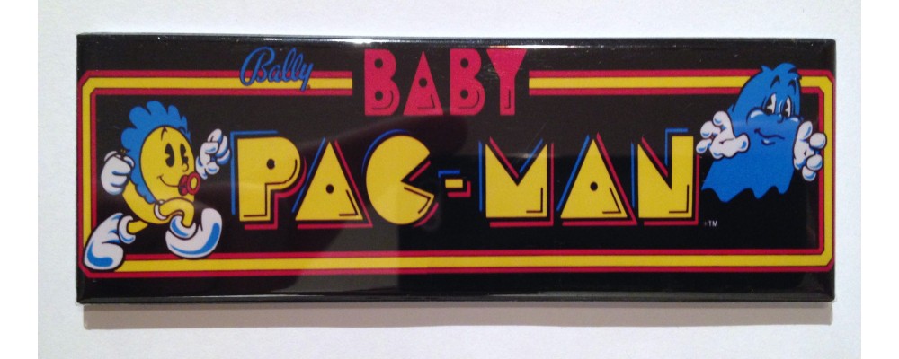 Baby Pac-Man - Marquee - Magnet - Bally